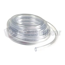 CO2 Proof Tubing, 10 Ft Clear PVC, for CO2 Regulator Diffuser 1/8" ID x 3/16" OD