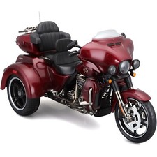 1:12 Harley Davidson CVO Tri Glide by Maisto in Maroon 32337 Model Bike