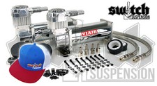 Viair 444c Chrome Air Compressors Dual Pack 200 Psi W Free Hat