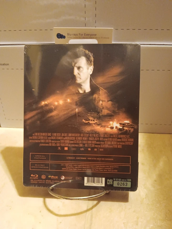 Взятый 1/4 скольжения SteelBook Blu-ray Nova медиа (Корея) [2008] без вмятин - доставка на следующий день - Изображение 3 из 4