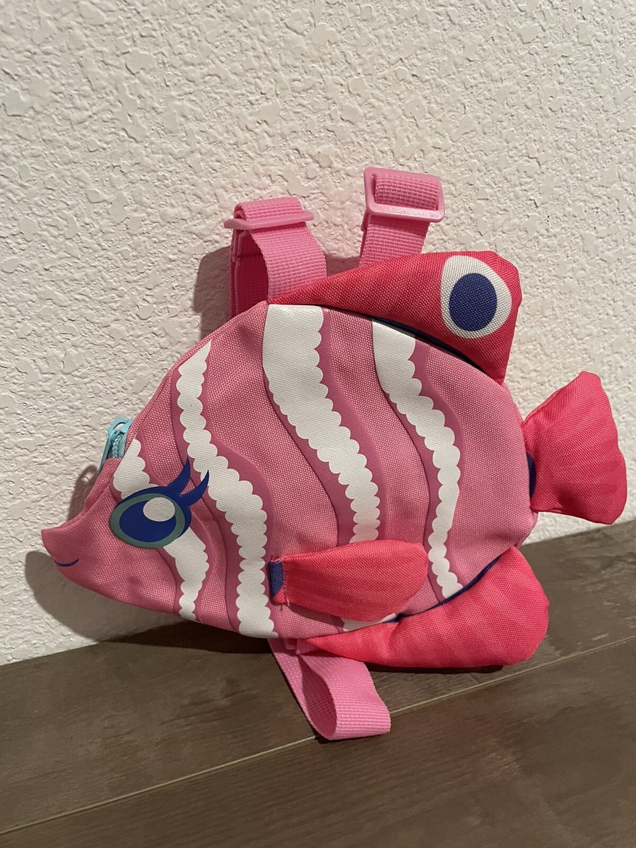 Multicolor Small Fish Shaped Backpack Preschool New Fun Bag Pink Girls