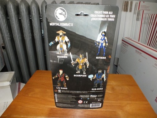FUNKO MORTAL KOMBAT X KITANA 5.5" COLLECTIBLE FIGURE NEW ON CARD - Picture 9 of 10