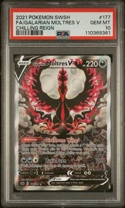 Galarian Moltres V Alt Art Psa 10 | eBay