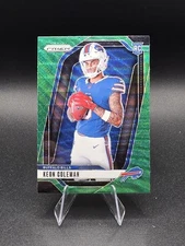 2024 Panini Prizm - Rookie Variations Keon Coleman #23 Green Wave Prizm (RC)