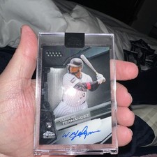 2026 Topps Chrome Black Yanquiel Fernandez Rookie Auto