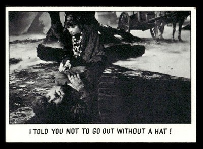 1973 Topps Creature Feature (You'll Die Laughing) #83 I told you not to go out