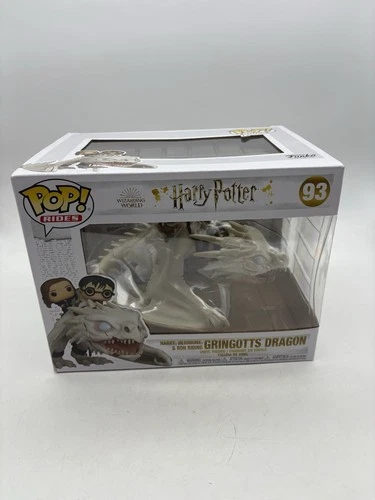 Funko Pop! Harry Potter - Harry, Hermione, & Ron Riding Gringgotts Dragon #93