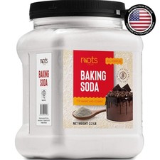 Bulk Pure Baking Soda - 35.2oz Kosher, Gluten-Free Container for Baking More