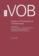 VOB Gesamtausgabe 2019 | DIN e. V. | Buch | 1...