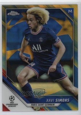 2021-22 Topps Chrome UEFA Champions League /75 Xavi Simons #182 1ti6
