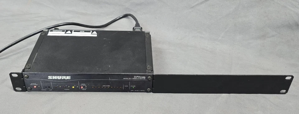 Shure DFR11EQ Digital EQ Feedback Reducer Limiter + Rack Mount - Image 2 of 4