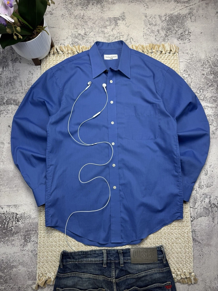 Saint Laurent Blue Shirts for Men for sale | eBay