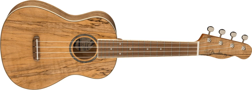Fender Zuma Exotic Concert Ukulele, Walnut Fingerboard, Spalted Maple - Image 3 of 4