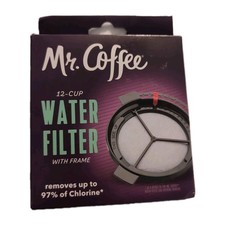 Filtro de agua de repuesto para cafetera Mr. Coffee con marco WF5RB-NP - Lote de 7