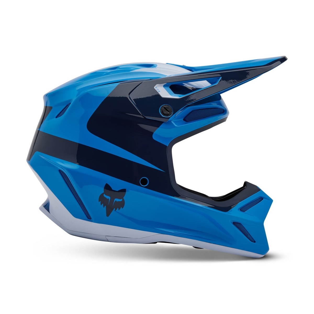 Fox Racing V3 Divider Helmet (True Blue) (Small) 32997-188-S | eBay