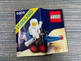 Vintage Lego Legoland 6804-1 Surface Rover Complete 1984 Classic Space