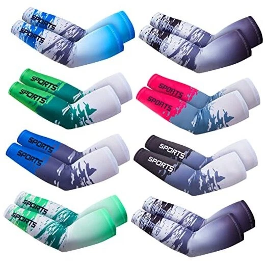 8 Pairs UV Sun Protection Arm Sleeves for Men Women Cooling Arm Cover X-Large
Opens in a new window