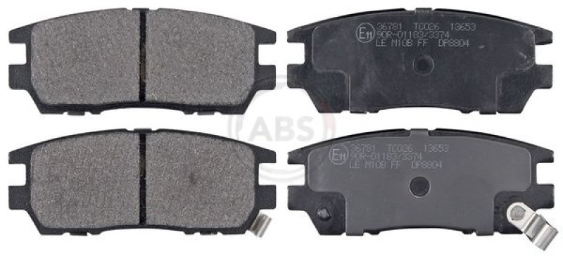 Plaquettes de freins arrières pour Mitsubishi Pajero II versions essence et diesel