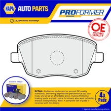 Brake Pads Set fits SKODA ROOMSTER 5J 1.4D Front 06 to 10 Proformer Quality