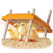 Brooder Heater for Chicks, 10" x 10" for 15 Chicks Heating Plate with Adjusta...