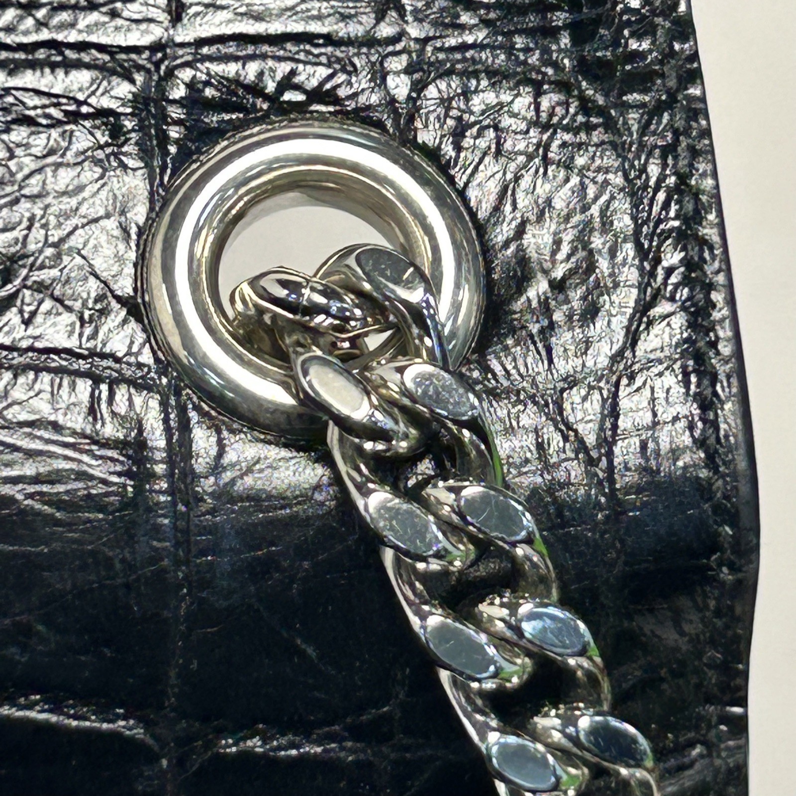 SAINT LAURENT KATE Medium 24cm Tassel Black Calfskin P255130012 thumbnail 24