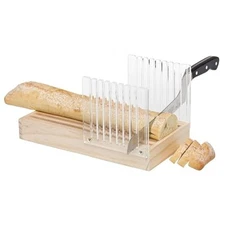 Mrs. Anderson's Baking Bread Cutter Slicing Guide with Crumb Catcher,