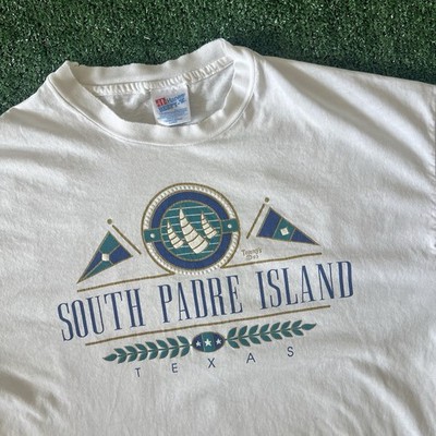 VTG 1993 Single Stitch South Padre Island Texas Graphic Tee Size XL Made in USA
