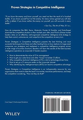 Proven Strategies in Competitive Intelligence: Lessons from the Trenches by Joh