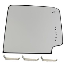 Passenger Side Heated Towing Mirror Glass Compatible with 2014-2017 Chevy