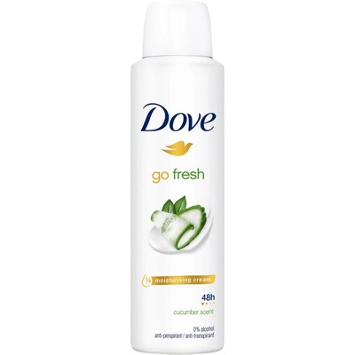 8720181174070 Dove Go Fresh Cucumber Scent Antitranspirant Spray 150 ml Unilever