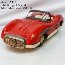 Vintage ASAHI ATC Tin Friction Miniature Car The King of Speed Mercedes Benz 300