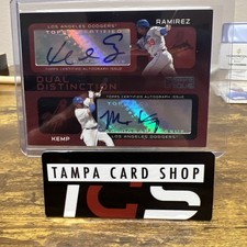 2009 Topps Unique Manny Ramirez Matt Kemp Dual Distinction 3/25 Auto #DDA-RK