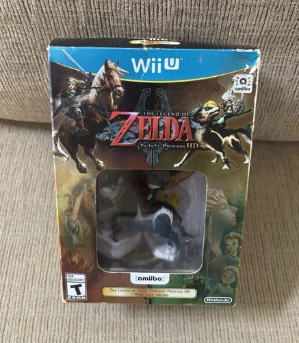 Zelda Twilight Princess HD + Wolf Link Amiibo (Wii U, 2016) – Brand New Sealed