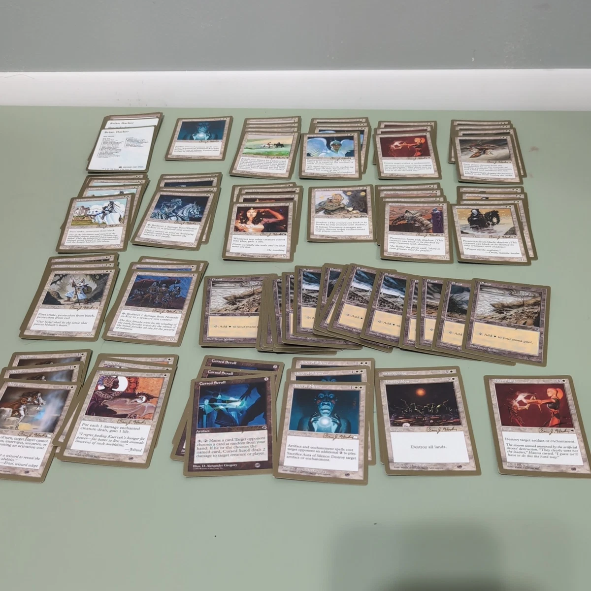 MTG Magic the Gathering World Championship Deck 1998: Brian Hacker
