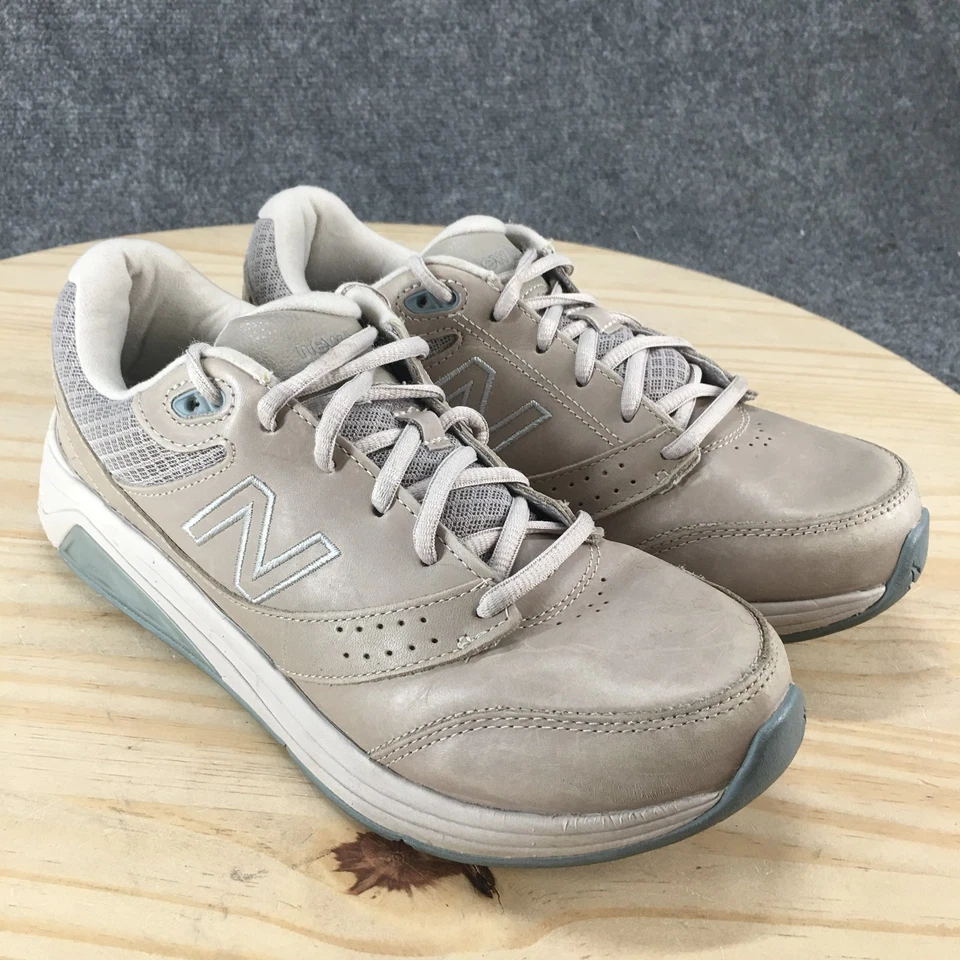 New Balance Zapatos Mujer 9 B 928v3 Tenis para Caminar Beige Con Cordones Bajo WW928GR3 Foto 3 de 4