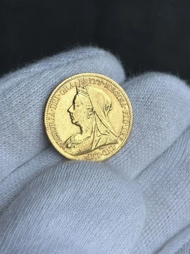 1899 Victoria Gold Half Sovereign — photo from the most recent tracked eBay sale