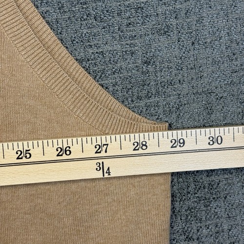 Polo Ralph Lauren Sweater Vest Mens 3XB Tan Pima Cotton V Neck Preppy - Picture 5 of 6