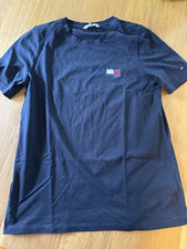 Tommy Hilfiger Herren T-Shirt blau Gr. M Kurz...