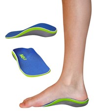 KidSole 3/4 Reinforced High Arch Support Children's Orthotic Insole. Slim Pro...