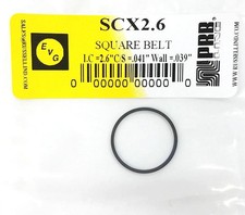 SCX2.6, PRB Square Cut Belt for VCR, Cassette, CD Drive or DVD Drive SCX 2.6