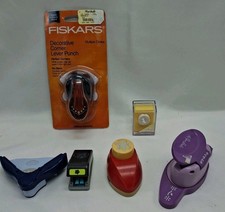 Paper Punch Lot, Fiskars, Paper Studio, Border Flower, Corner, Snowflake