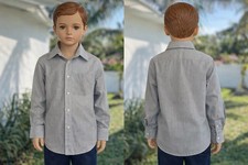 Christian Dior Men s 15.5 33 Gray Button Up Dress Shirt Long Sleeve Y2K Designer