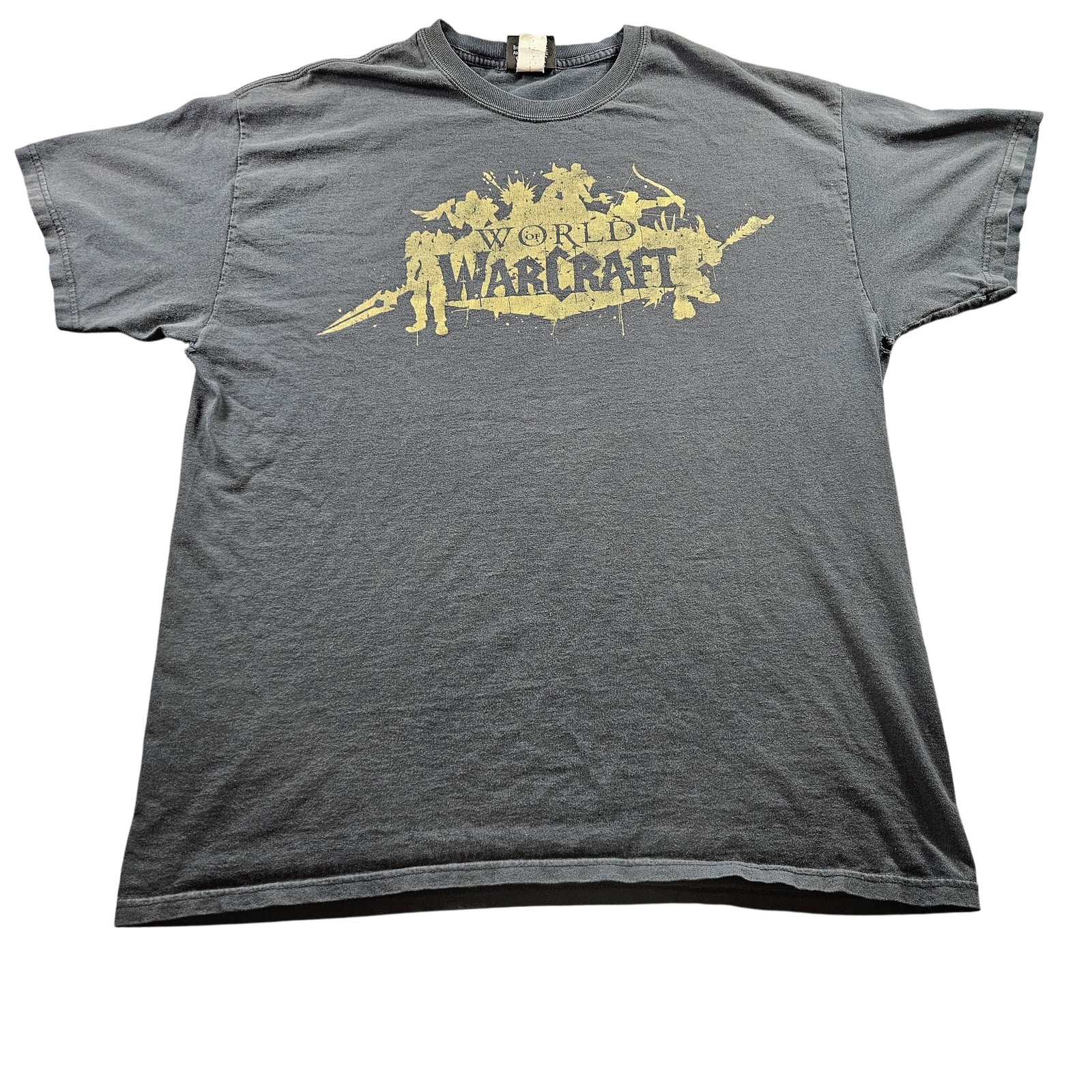 World of Warcraft Shirt Mens XL Black Jinx Blizzard Gamer Graphic Tee Cotton