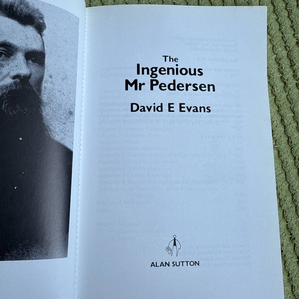 The Ingenious Mr Pedersen. Evans. 1st Edition Hardback 1978. VGC. - Image 3 of 4