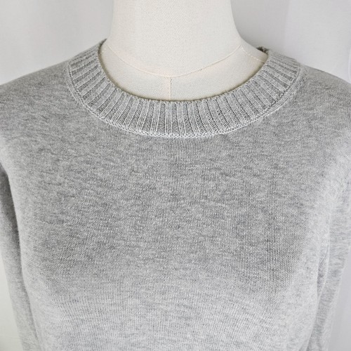 Lisa Todd Cotton Crew Sneak Attack Sweater Size Medium, Side Zipper To Stripe - Picture 4 of 12