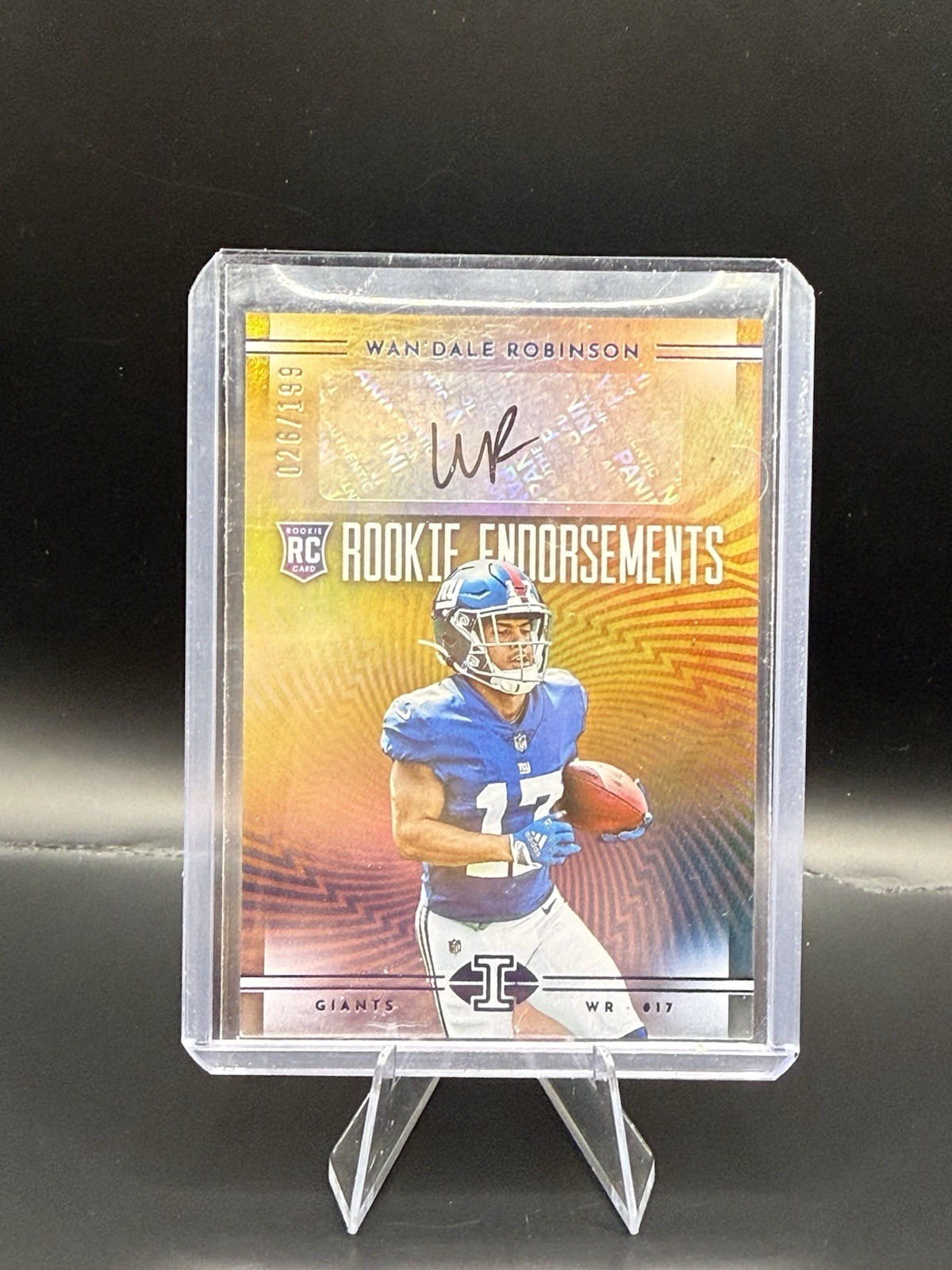 Wan'Dale Robinson Panini Illusions Rookie Endorsements Autographs #REWR Base