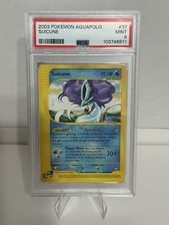 Pokemon PSA 9 MINT Suicune 37/147 Aquapolis Non-Holo Rare 2003  on eBay