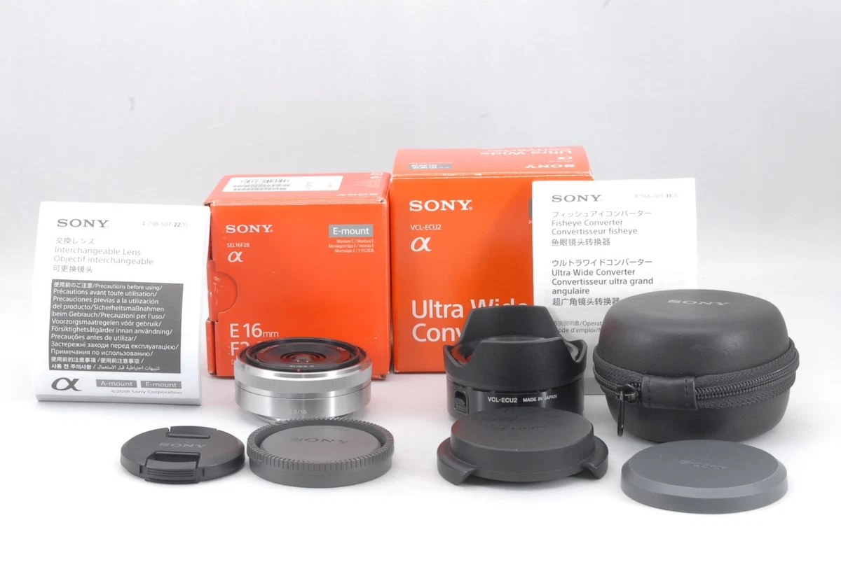 Sony E-Mount f/2.8 Camera Lenses 16mm Focal for sale | eBay