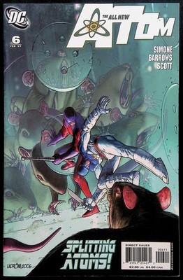 ALL NEW ATOM #6 ~ FN 2007 DC COMICS ~ JOSE LADRONN COVER, EDDY BARROWS ART