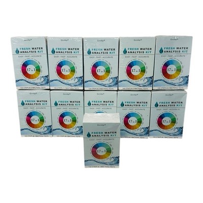 11pcs 17 in 1 Drinking Water Test Kit Home Fluoride E.Coli Heavy Metals Hardness